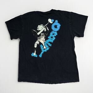 Vintage Obey Angel Graphic T-Shirt Black Large 20x26 Streetwear Shepard Fairey